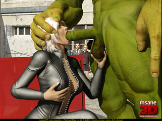 The Incredible Hulk Angry Hulk Banged Roughly Blonde Hottie In Public